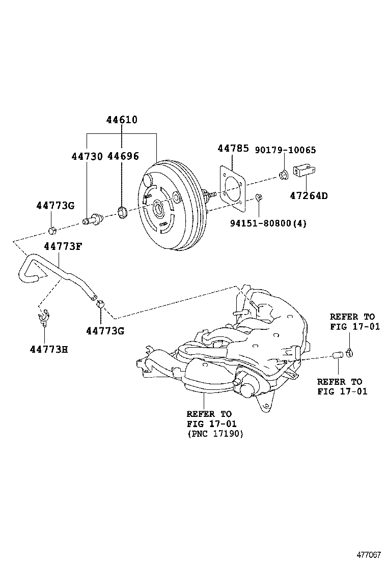  MARK X |  BRAKE BOOSTER VACUUM TUBE