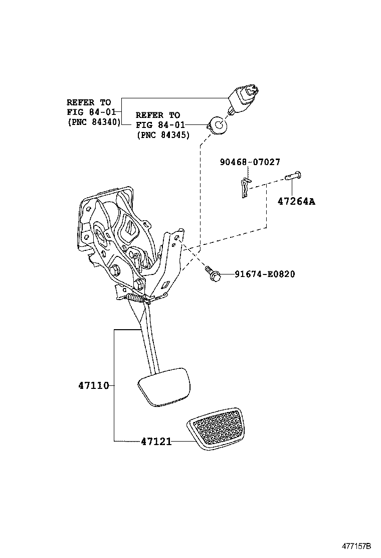  LAND CRUISER 200 |  BRAKE PEDAL BRACKET