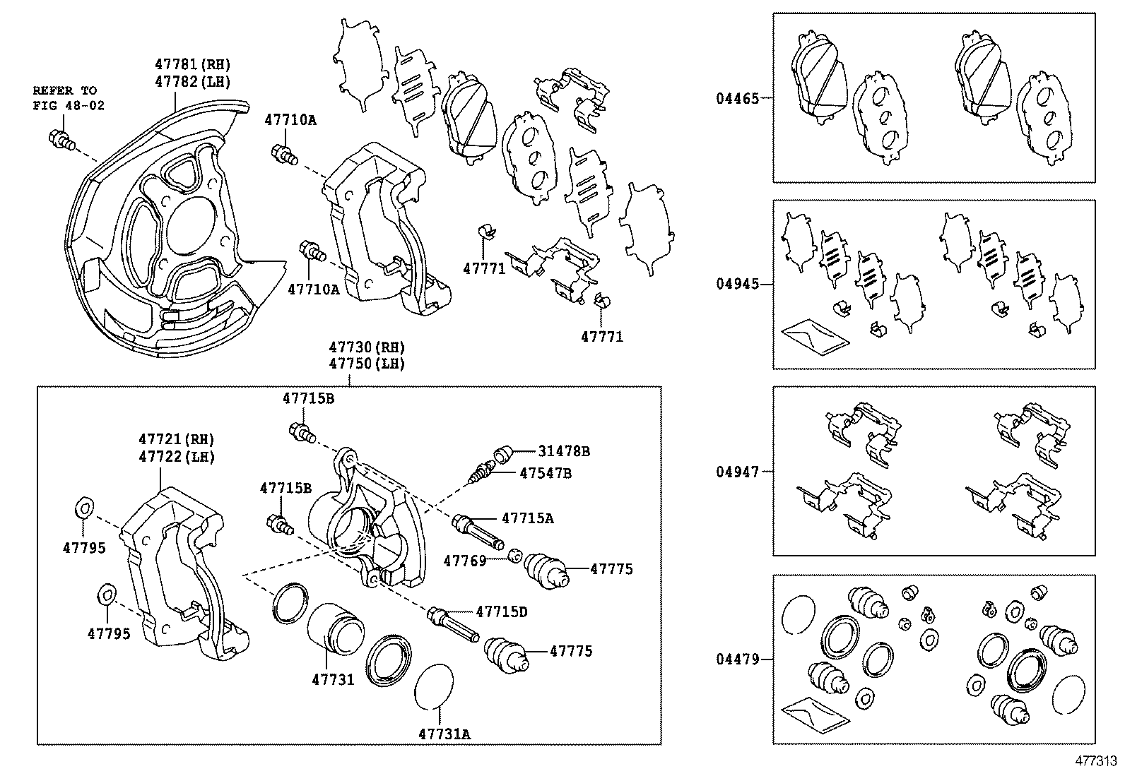  REIZ |  FRONT DISC BRAKE CALIPER DUST COVER