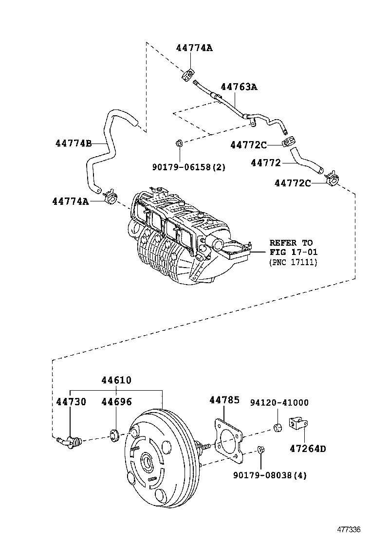  ZELAS |  BRAKE BOOSTER VACUUM TUBE