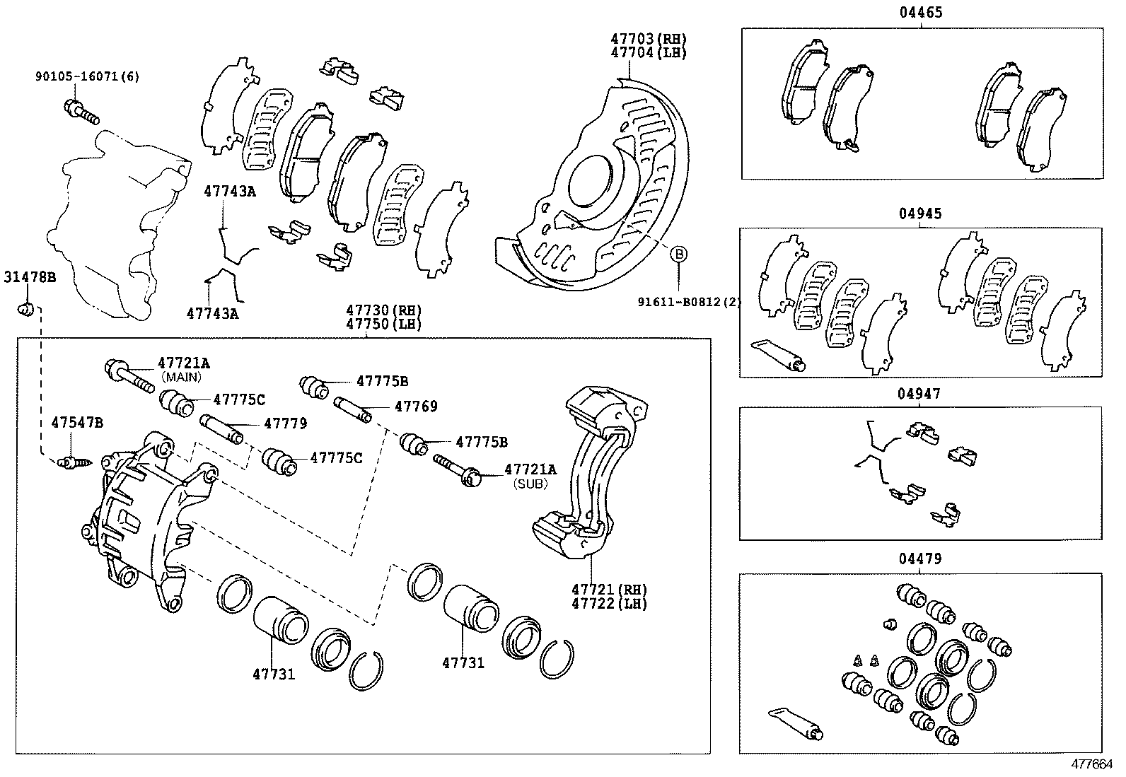 DYNA | FRONT DISC BRAKE CALIPER DUST COVER
