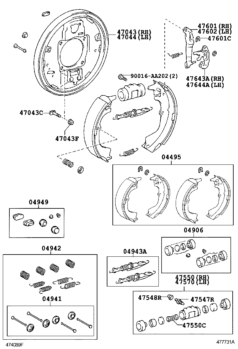  INNOVA KIJANG |  REAR DRUM BRAKE WHEEL CYLINDER BACKING PLATE