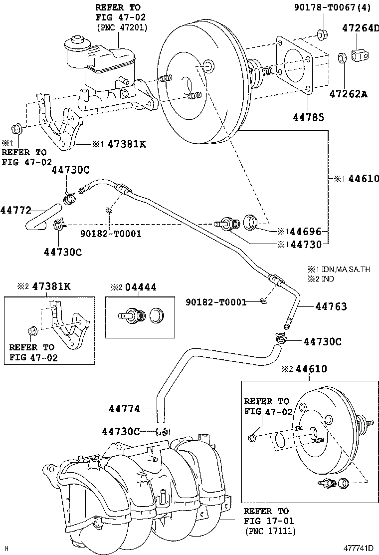  INNOVA KIJANG |  BRAKE BOOSTER VACUUM TUBE