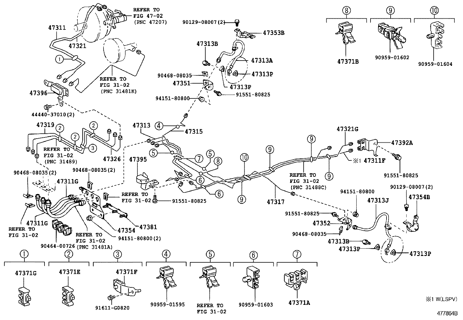  DYNA |  BRAKE TUBE CLAMP
