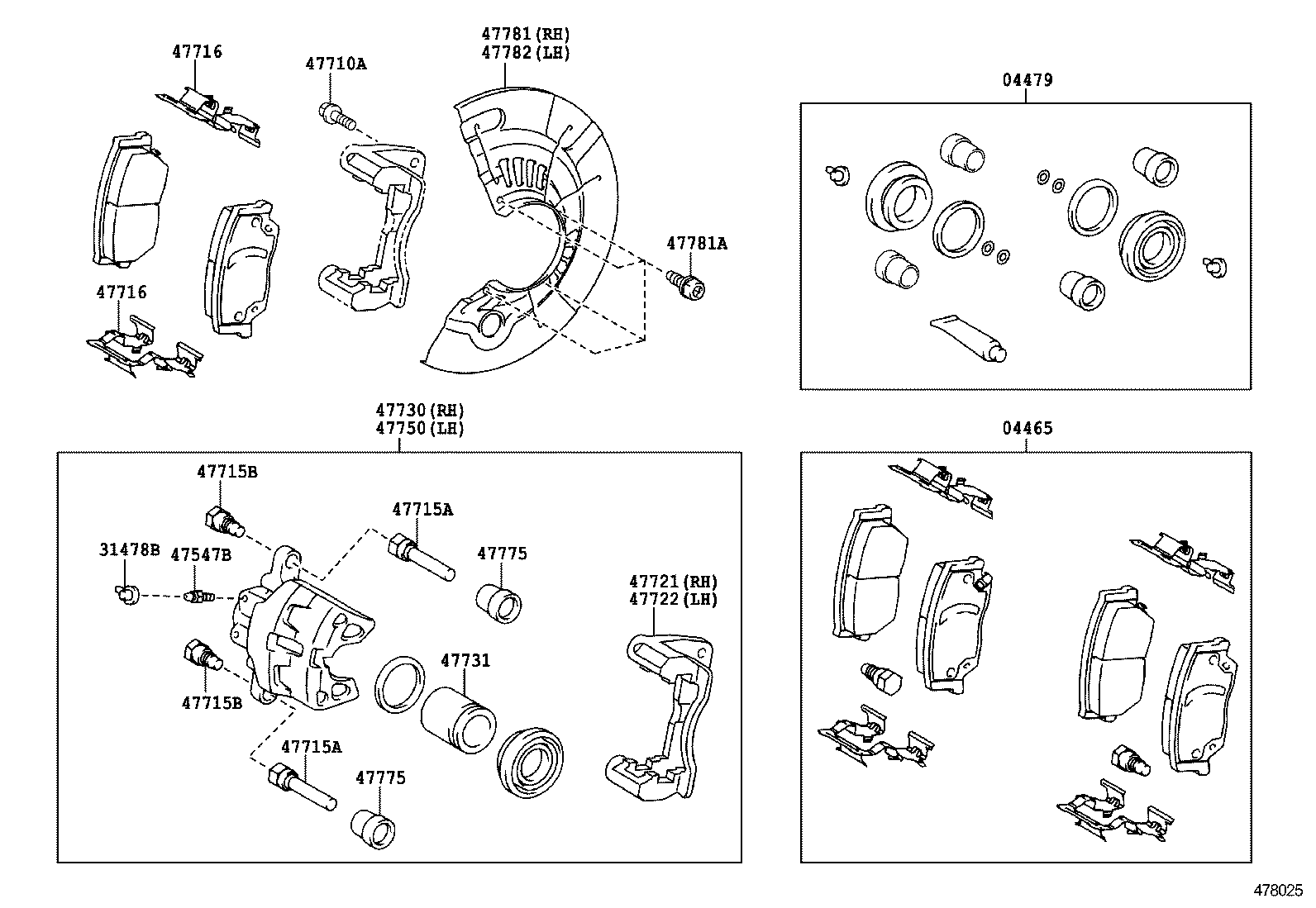  CAMRY AURION HV ARL |  FRONT DISC BRAKE CALIPER DUST COVER
