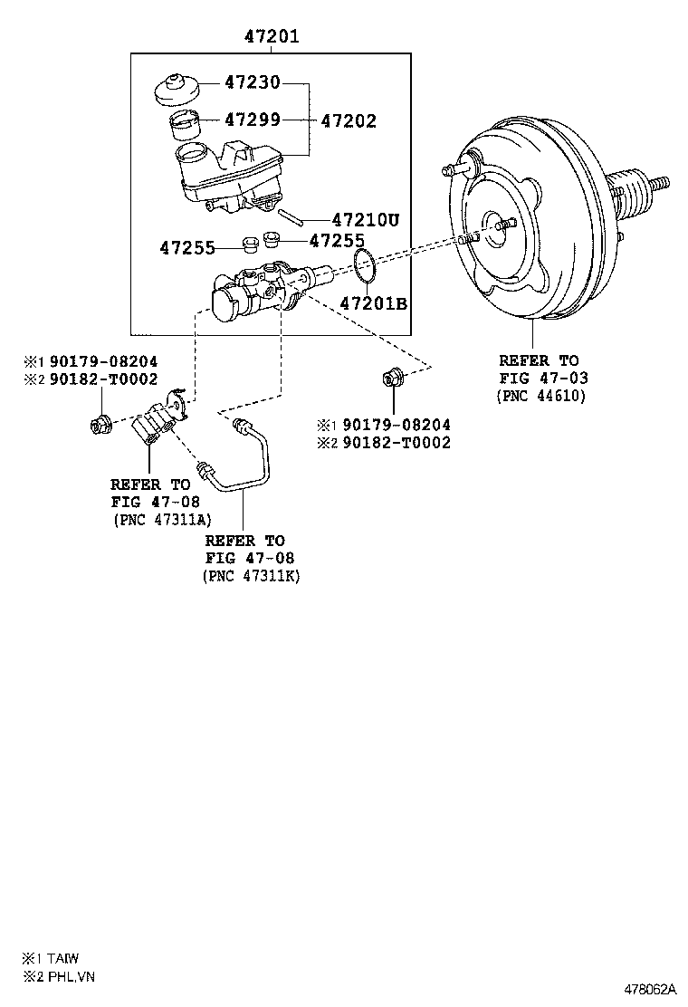  CAMRY HYBRID ASIA |  BRAKE MASTER CYLINDER
