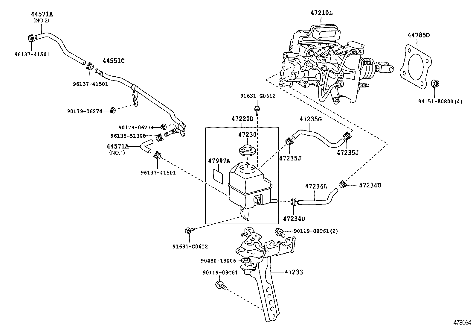  CAMRY HYBRID ASIA |  BRAKE MASTER CYLINDER
