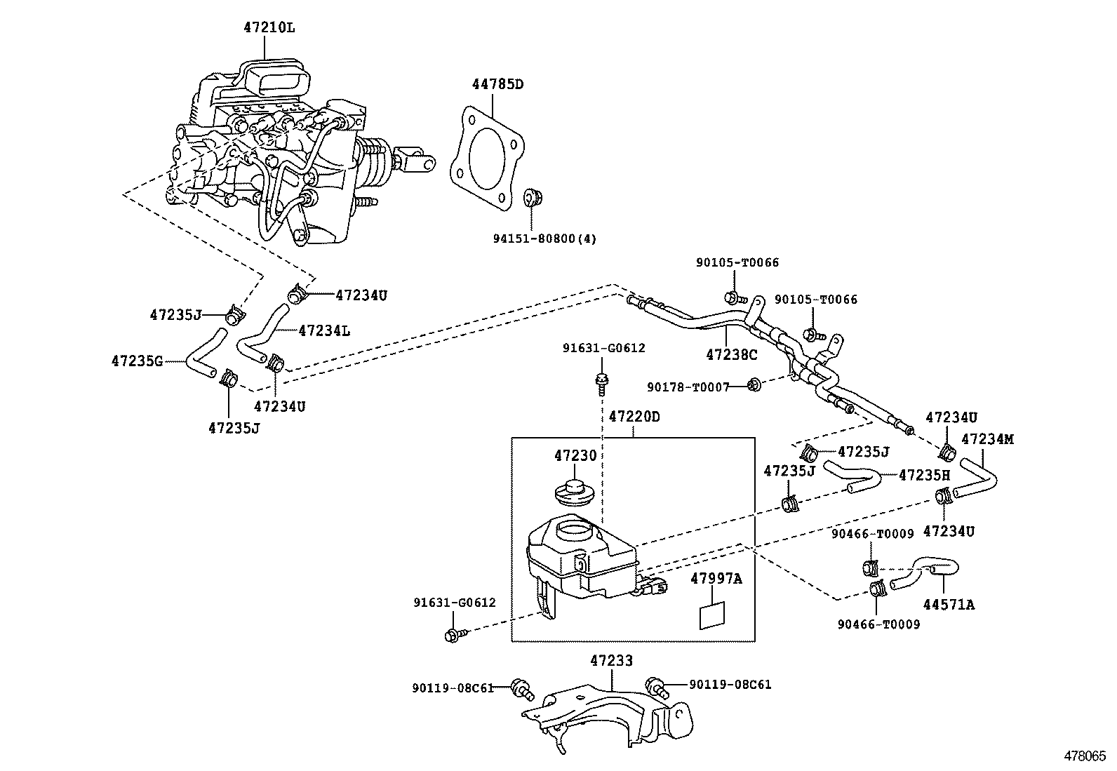  CAMRY HYBRID ASIA |  BRAKE MASTER CYLINDER