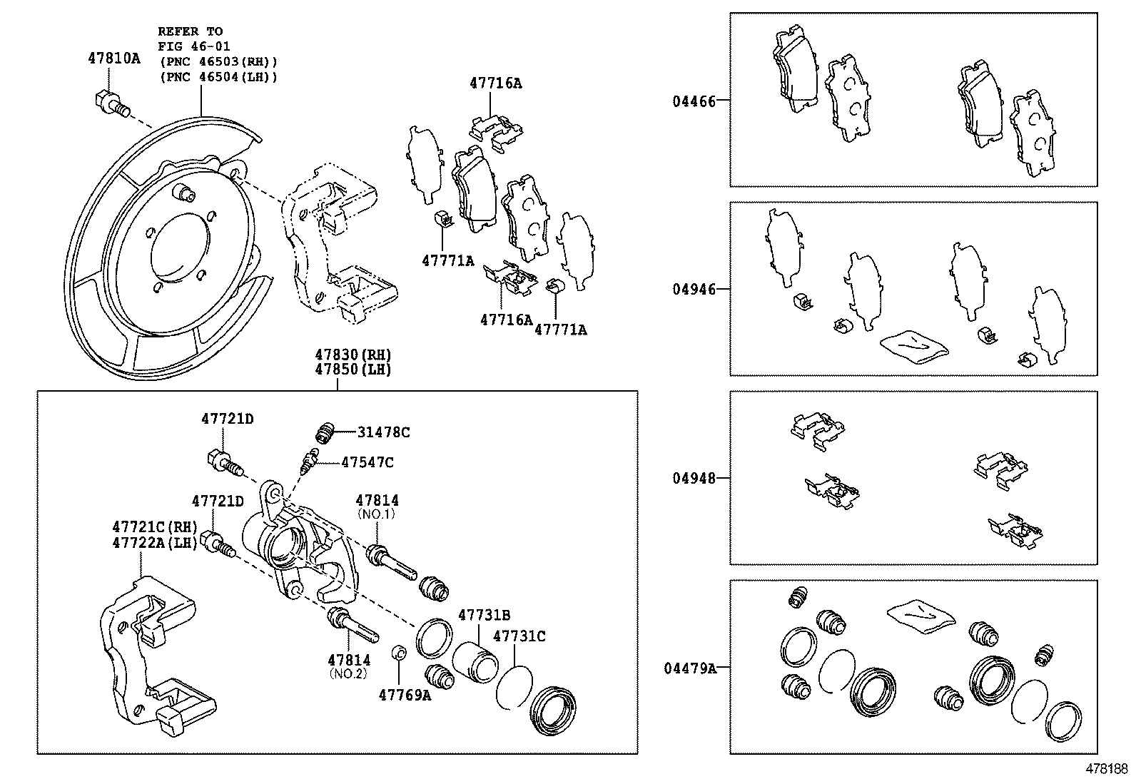  CAMRY AURION HV ARL |  REAR DISC BRAKE CALIPER DUST COVER