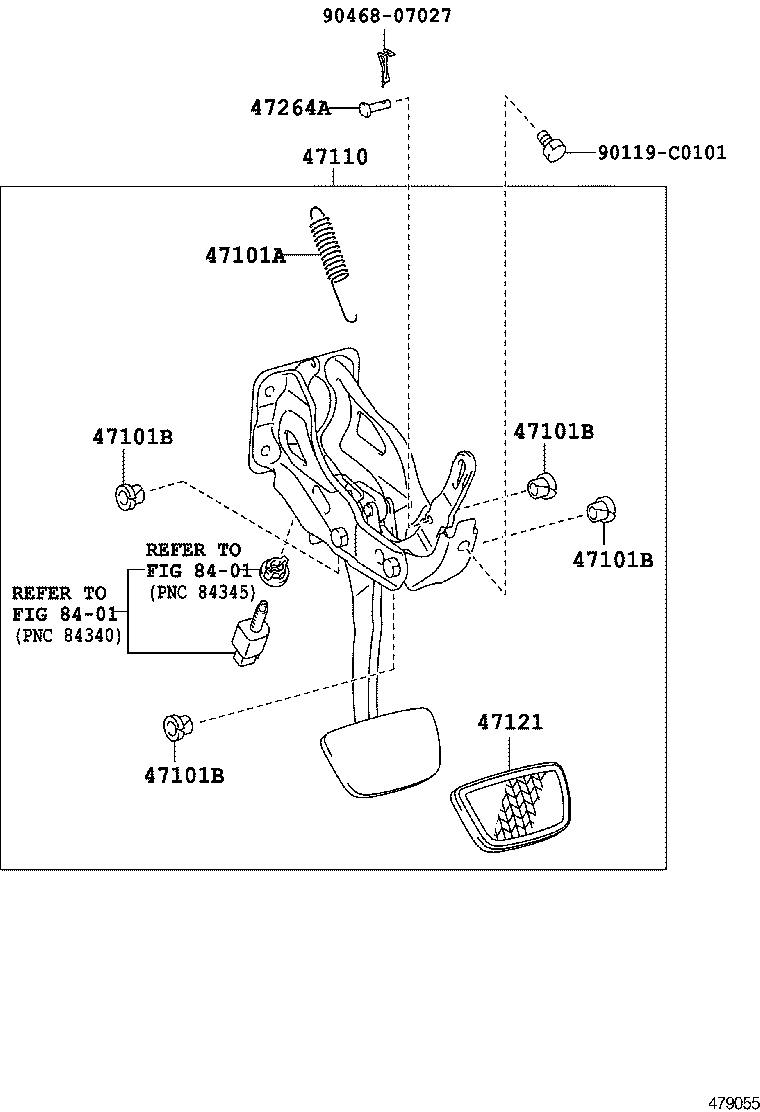  LAND CRUISER PRADO |  BRAKE PEDAL BRACKET