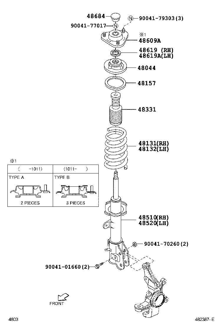  RUSH |  FRONT SPRING SHOCK ABSORBER
