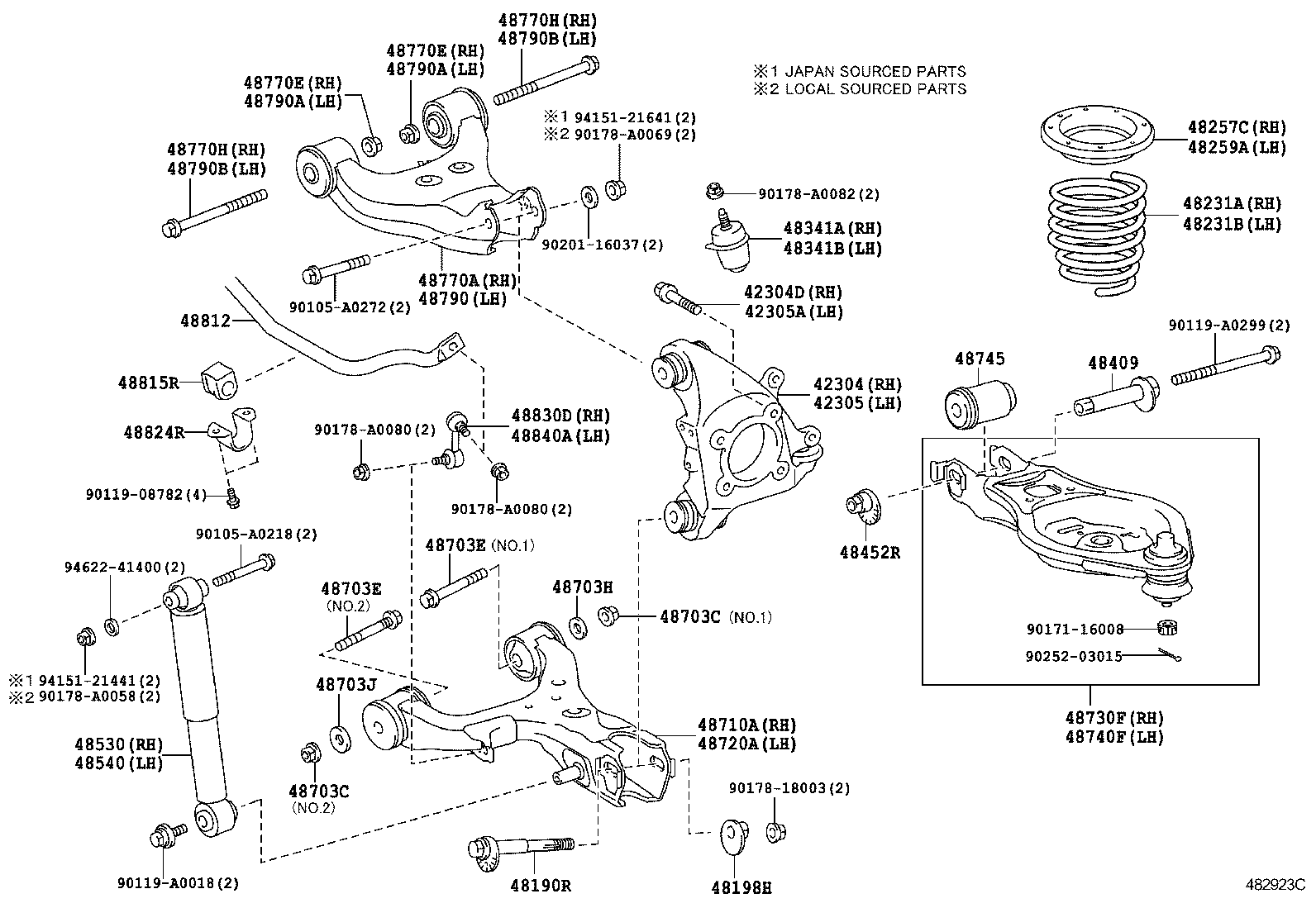  SEQUOIA |  REAR SPRING SHOCK ABSORBER