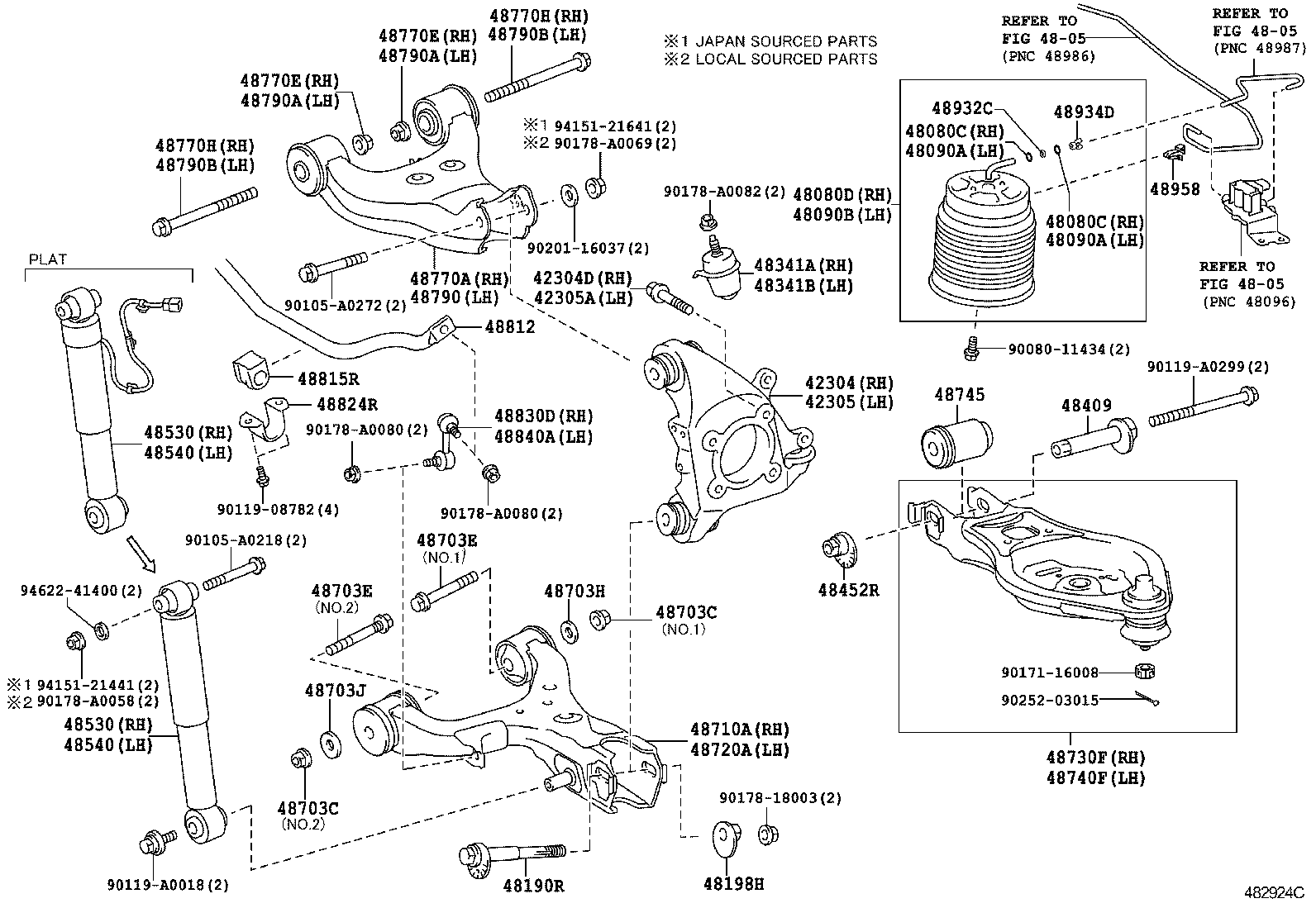  SEQUOIA |  REAR SPRING SHOCK ABSORBER