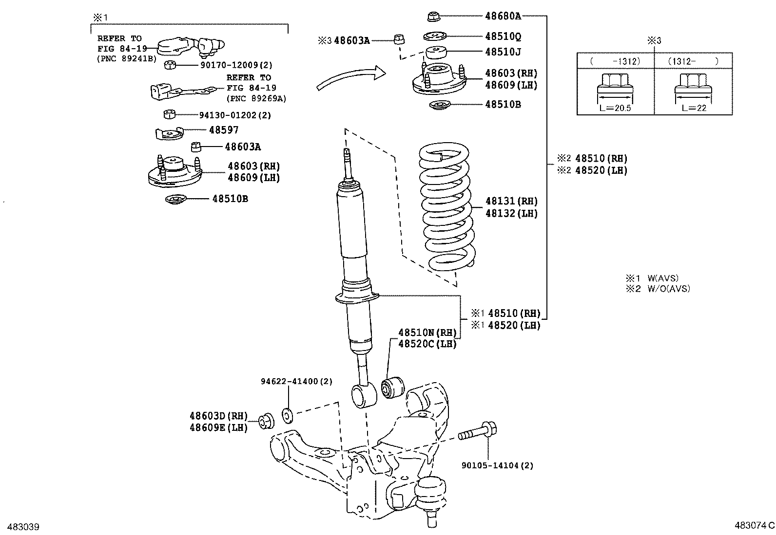  LAND CRUISER PRADO |  FRONT SPRING SHOCK ABSORBER