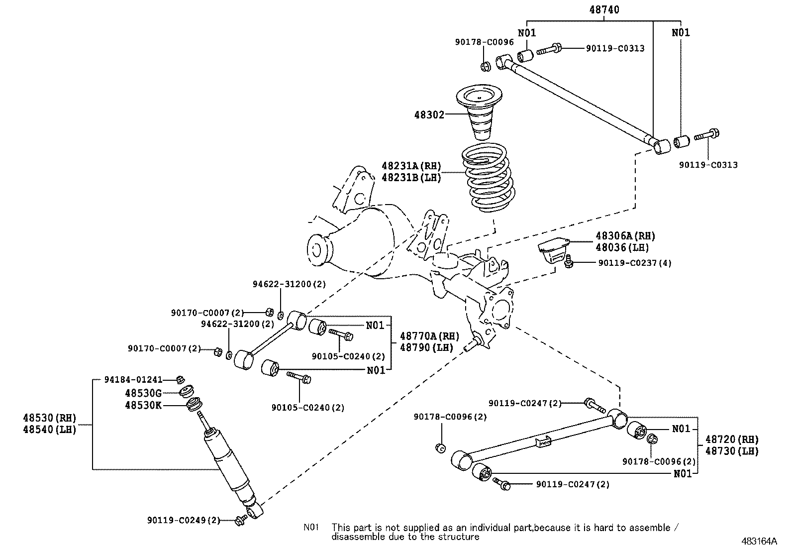  LAND CRUISER PRADO |  REAR SPRING SHOCK ABSORBER
