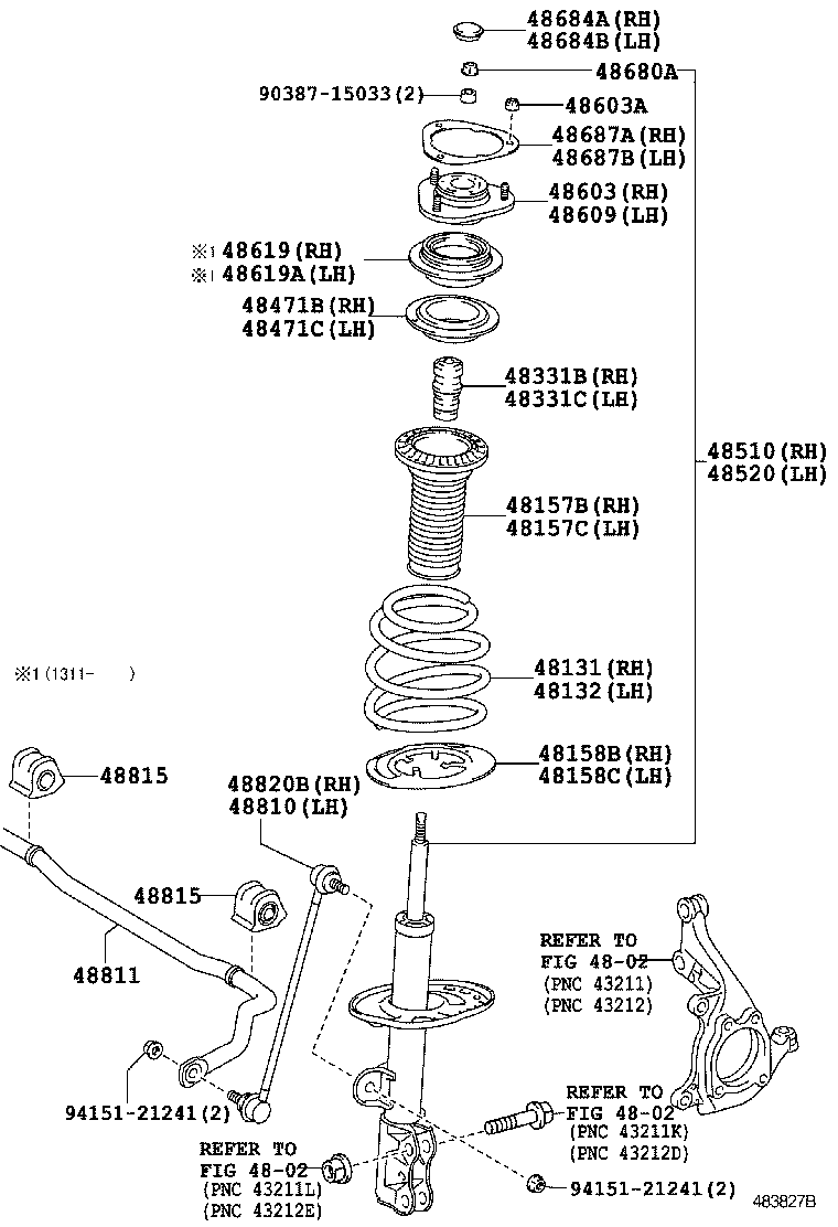  RAV4 |  FRONT SPRING SHOCK ABSORBER