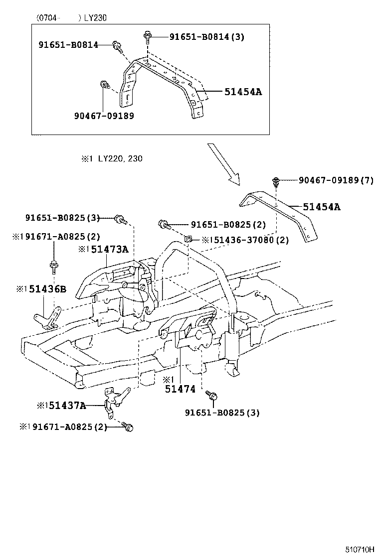  DYNA |  SUSPENSION CROSSMEMBER UNDER COVER