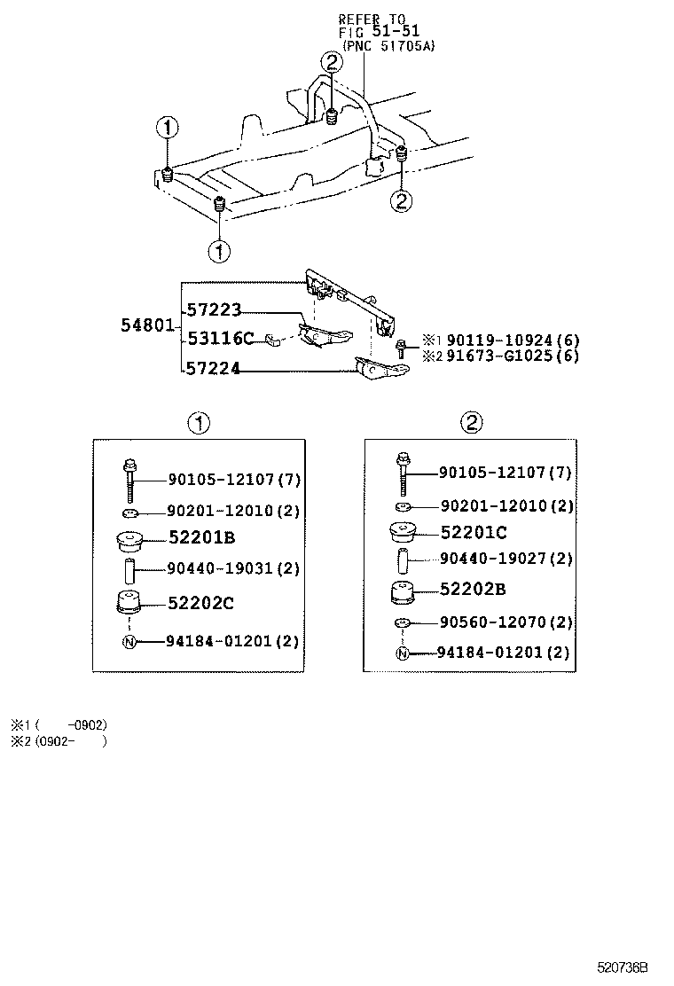  DYNA |  CAB MOUNTING BODY MOUNTING