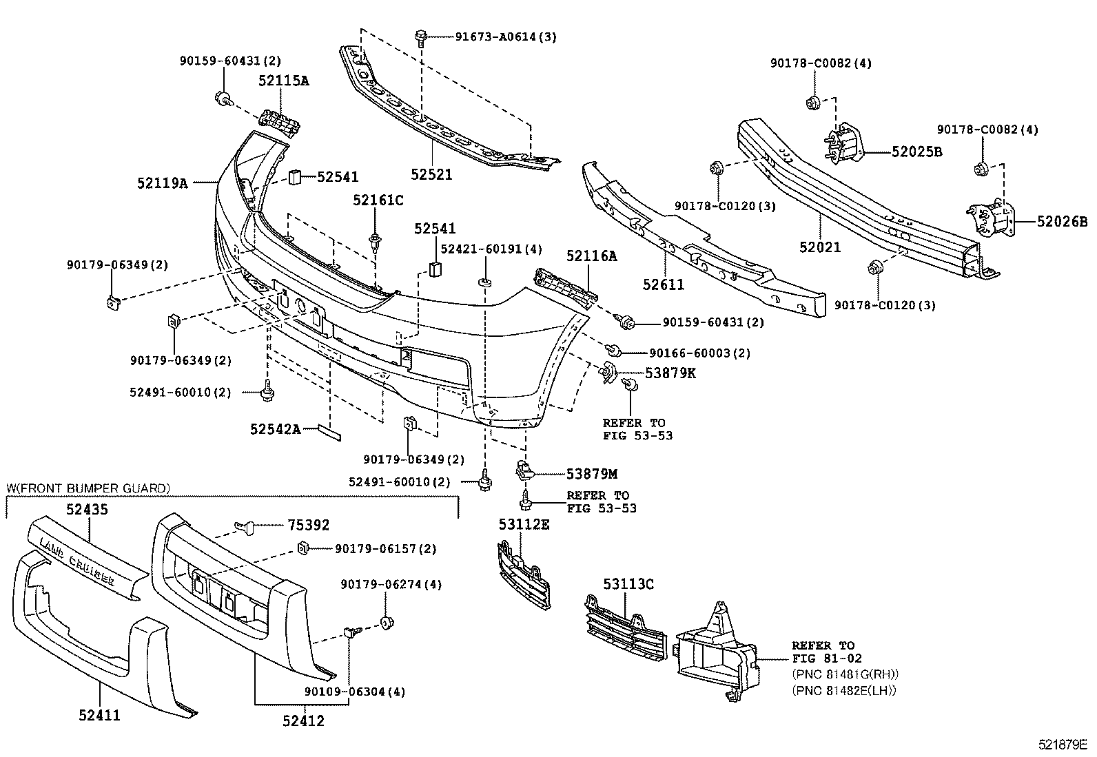 LAND CRUISER CHINA |  FRONT BUMPER BUMPER STAY
