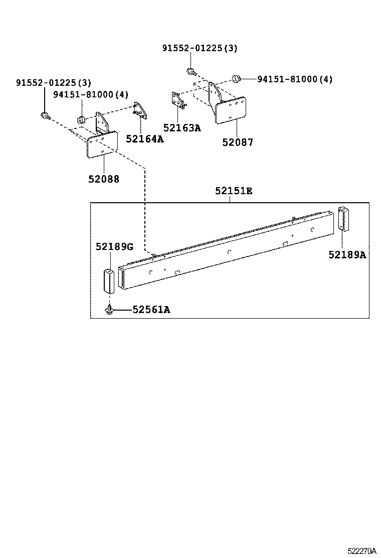  DYNA |  REAR BUMPER BUMPER STAY