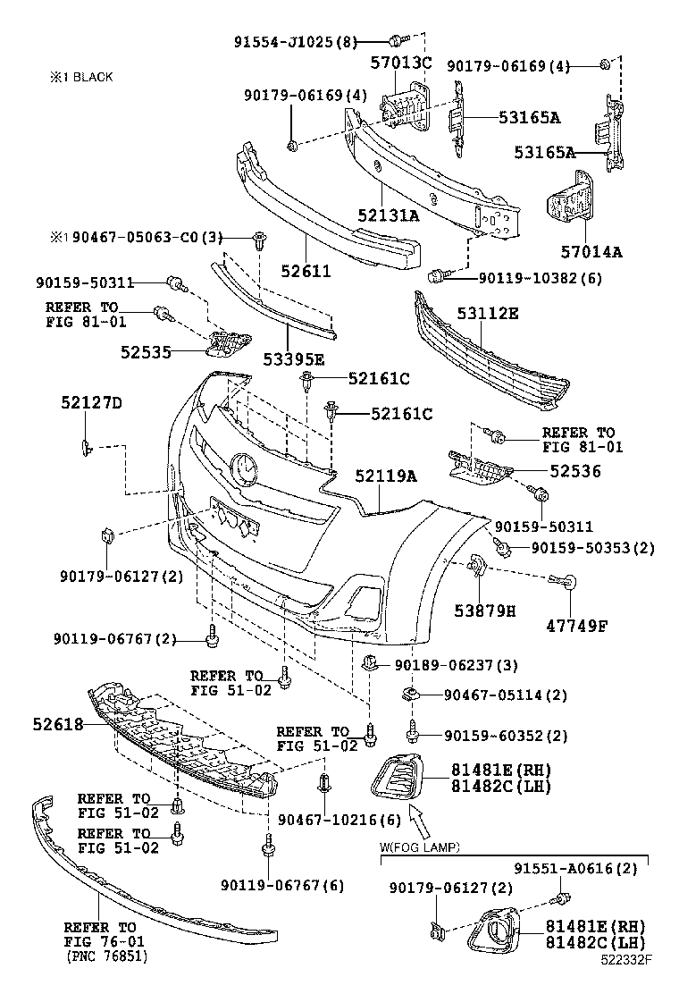  RACTIS |  FRONT BUMPER BUMPER STAY