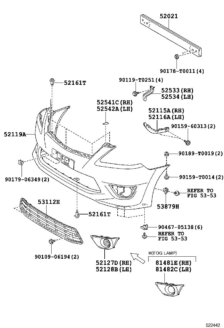  INNOVA KIJANG |  FRONT BUMPER BUMPER STAY