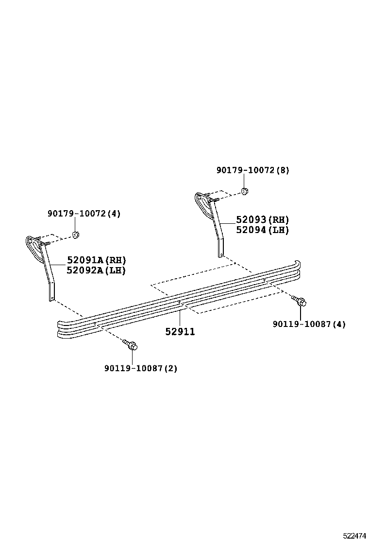  DYNA |  SIDE BUMPER BUMPER STAY