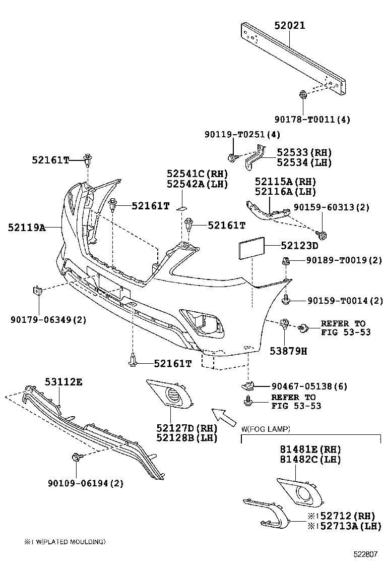  INNOVA KIJANG |  FRONT BUMPER BUMPER STAY