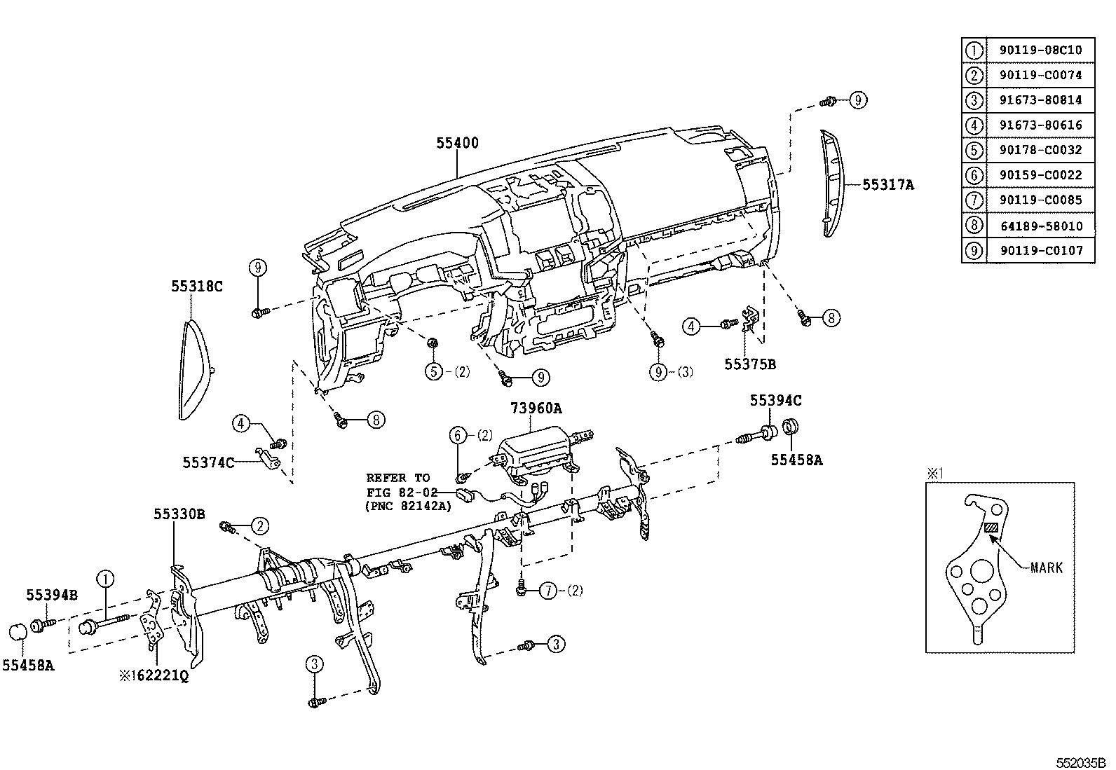  LAND CRUISER CHINA |  INSTRUMENT PANEL GLOVE COMPARTMENT