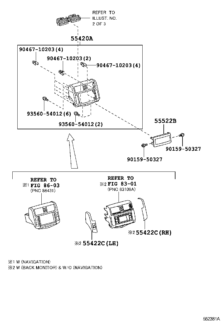  LAND CRUISER PRADO |  INSTRUMENT PANEL GLOVE COMPARTMENT