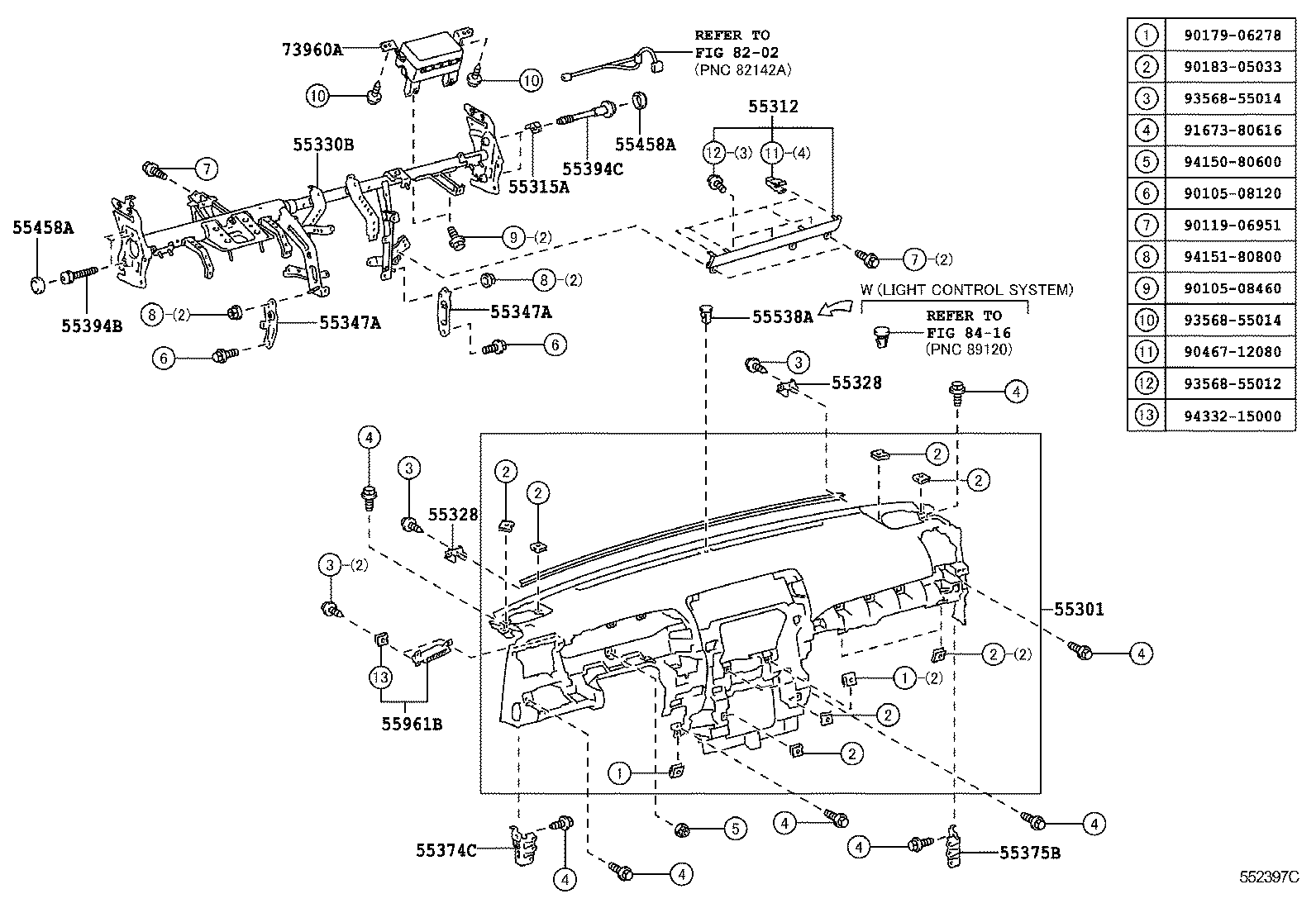  4RUNNER |  INSTRUMENT PANEL GLOVE COMPARTMENT
