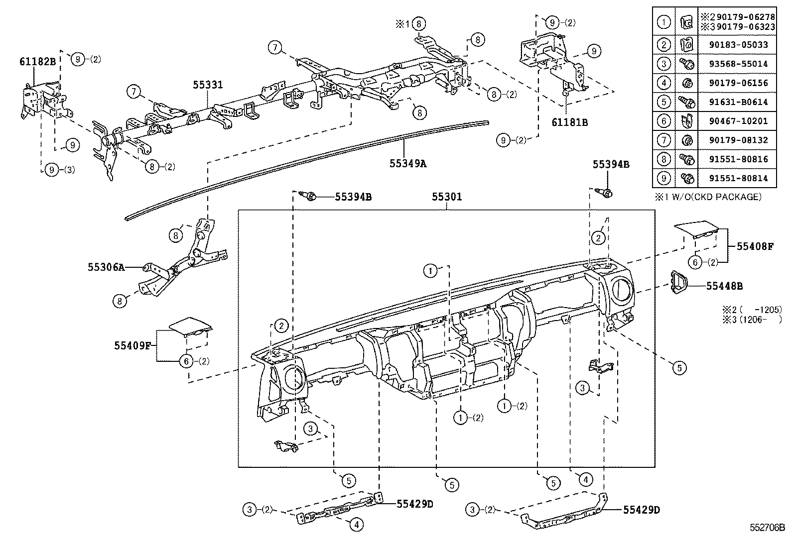  DYNA |  INSTRUMENT PANEL GLOVE COMPARTMENT