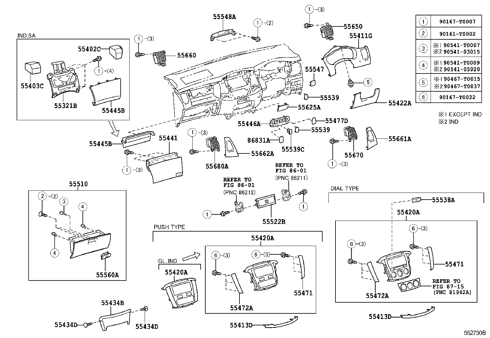  INNOVA KIJANG |  INSTRUMENT PANEL GLOVE COMPARTMENT