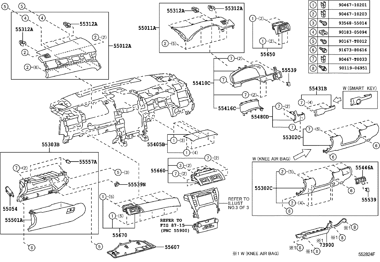  CAMRY HYBRID ASIA |  INSTRUMENT PANEL GLOVE COMPARTMENT