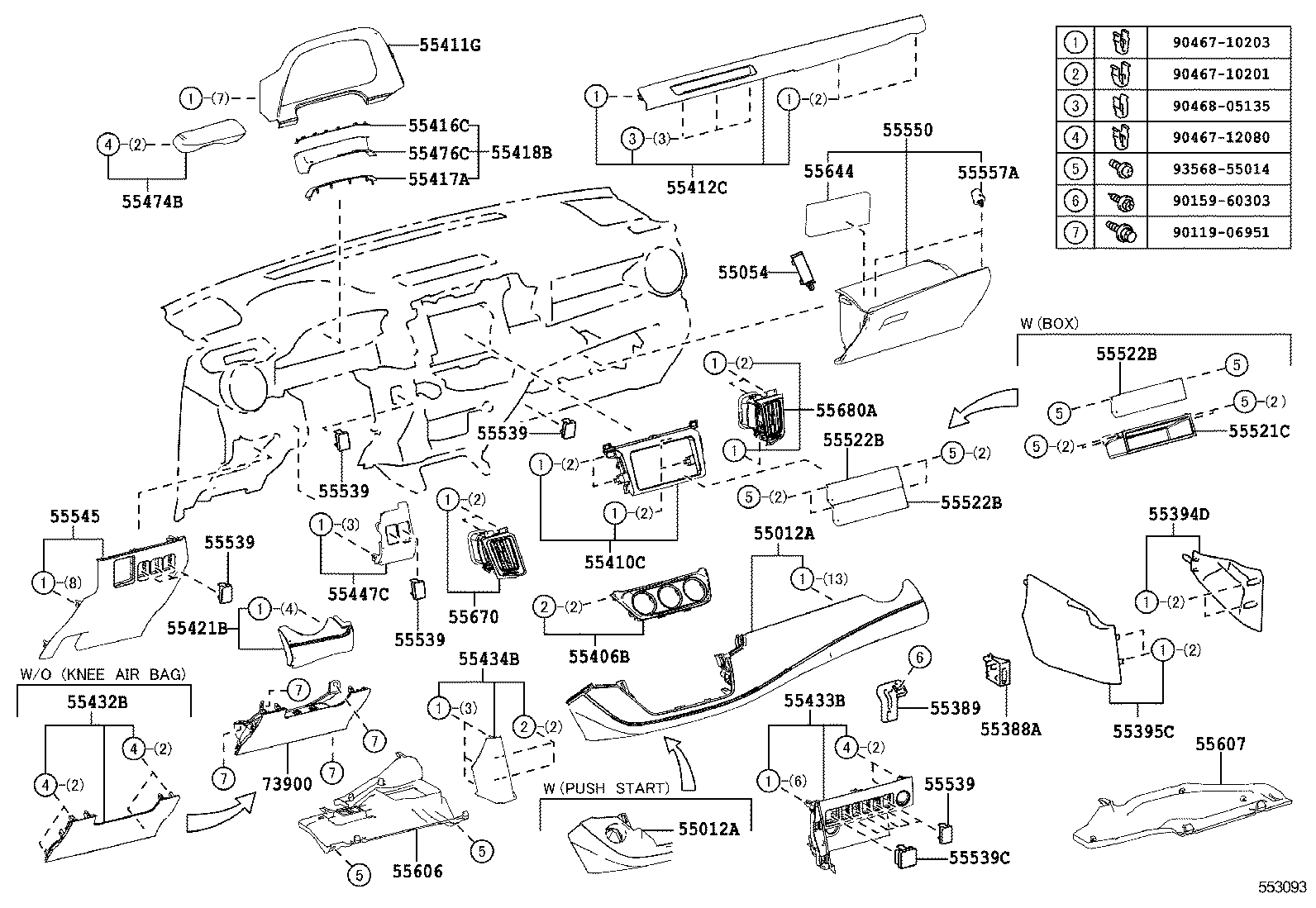  RAV4 |  INSTRUMENT PANEL GLOVE COMPARTMENT