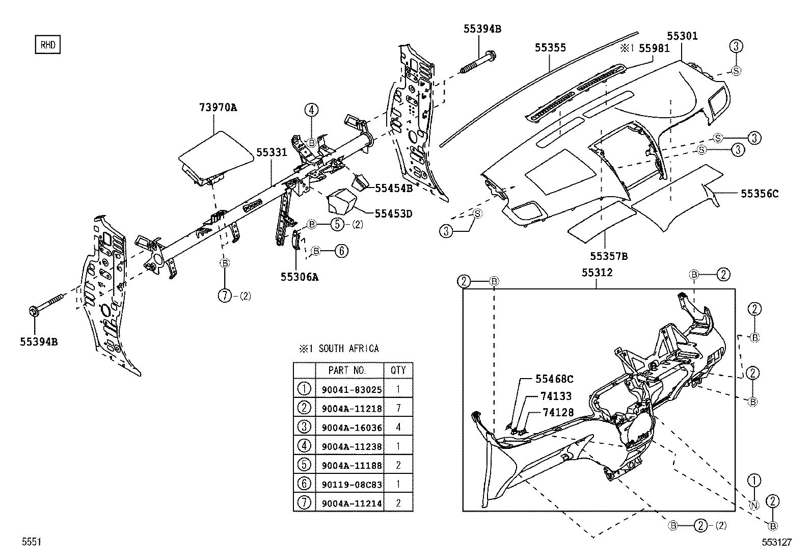  AVANZA |  INSTRUMENT PANEL GLOVE COMPARTMENT
