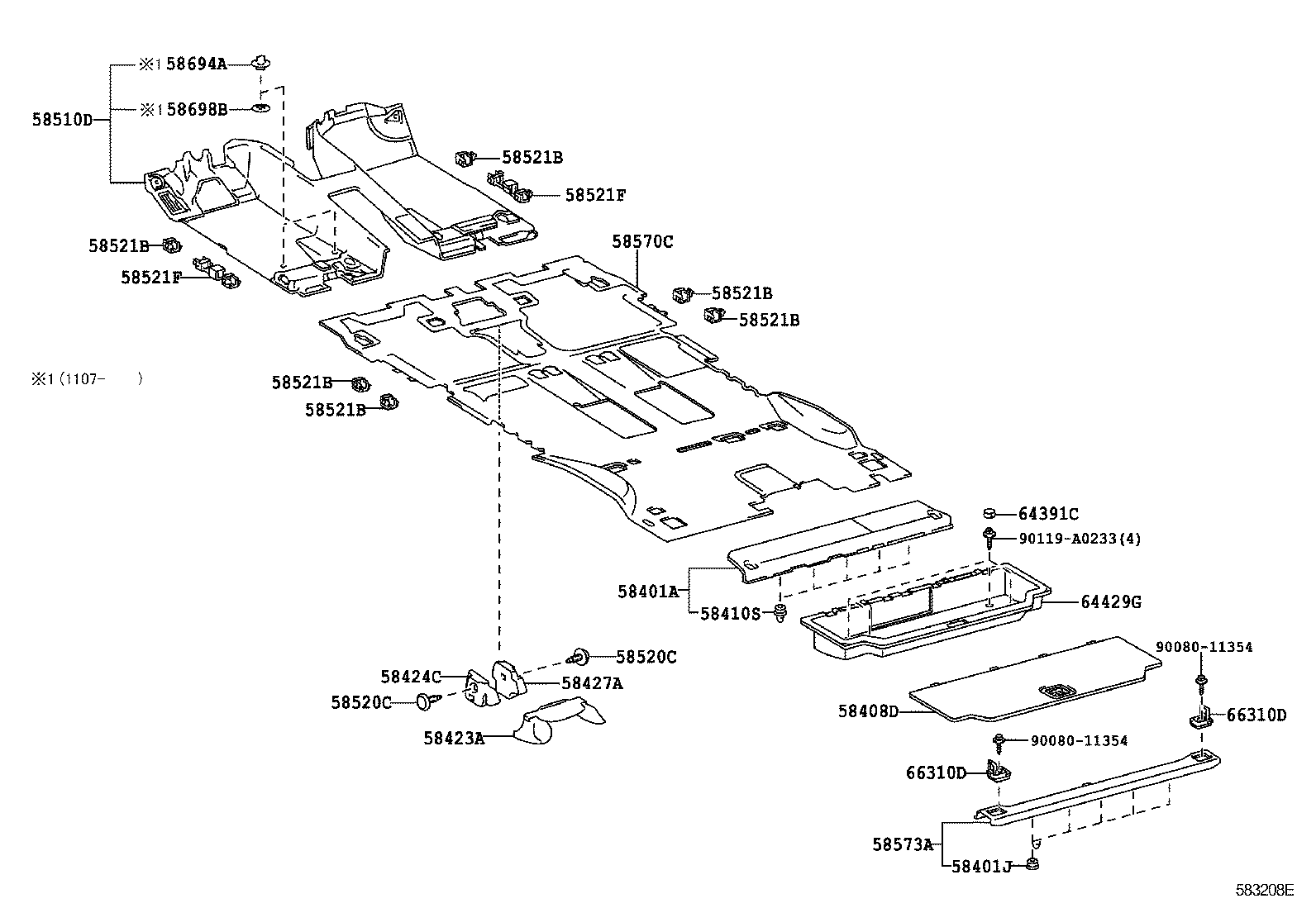  SEQUOIA |  FLOOR MAT SILENCER PAD