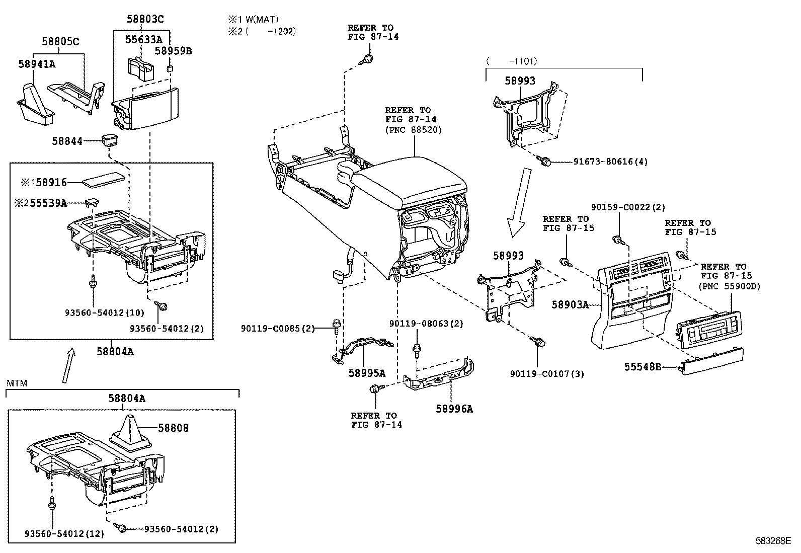 LAND CRUISER CHINA |  CONSOLE BOX BRACKET