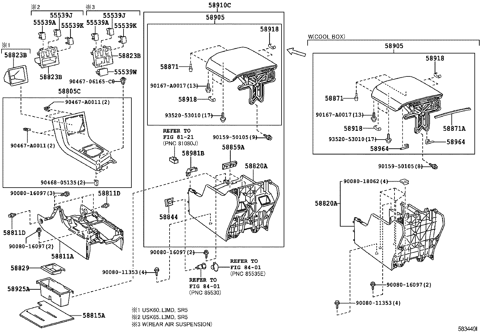  SEQUOIA |  CONSOLE BOX BRACKET
