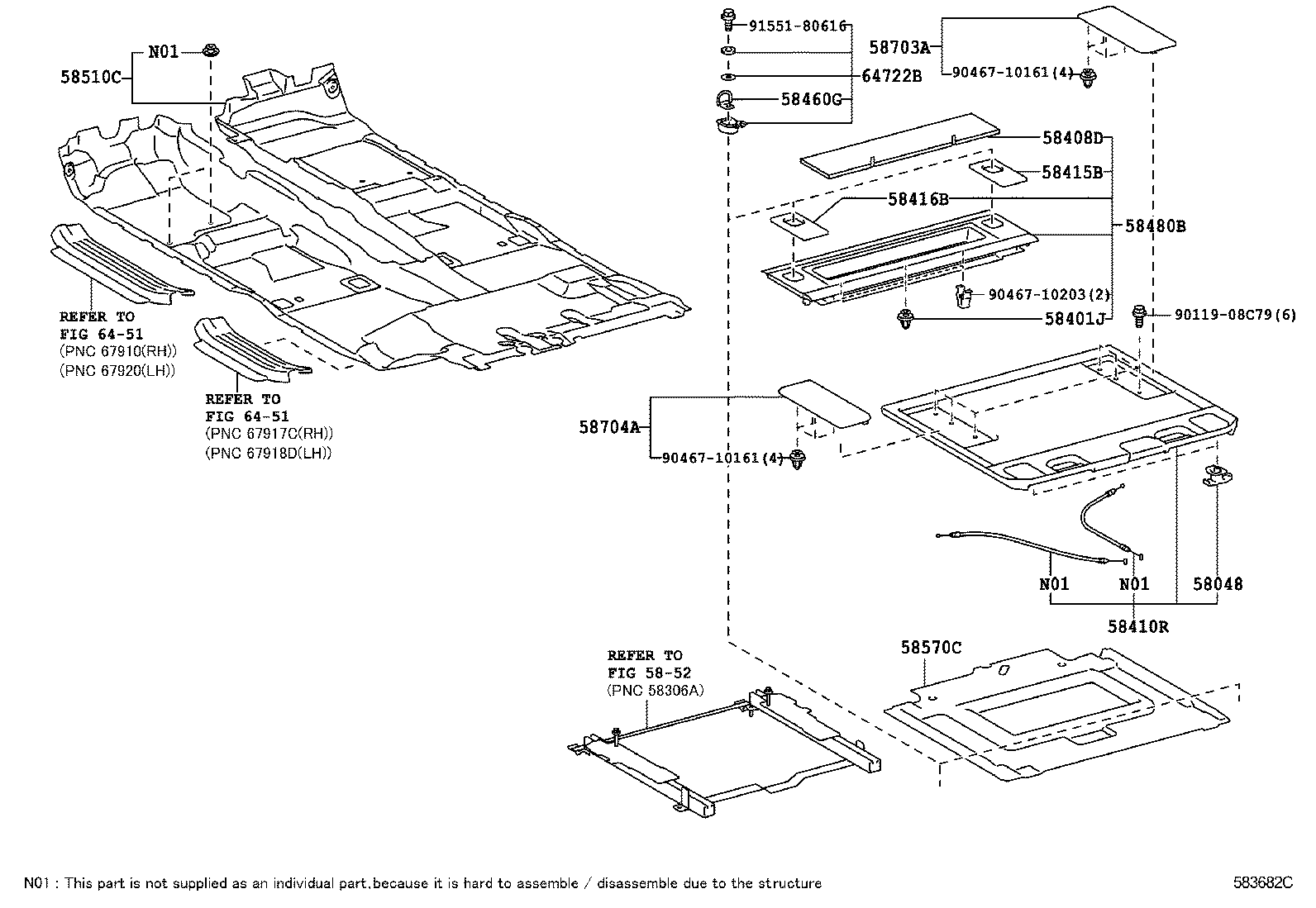  4RUNNER |  FLOOR MAT SILENCER PAD