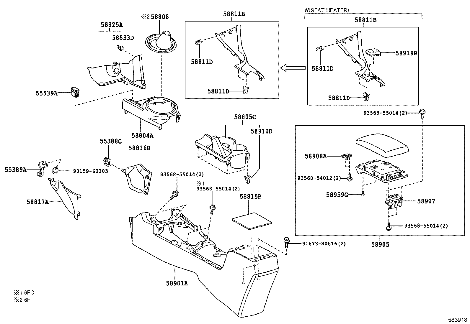  ZELAS |  CONSOLE BOX BRACKET