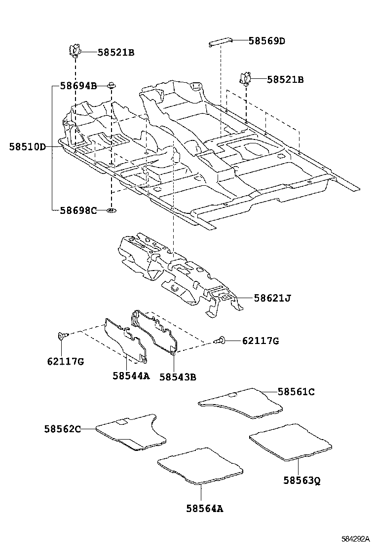  CAMRY HYBRID CHINA |  MAT CARPET
