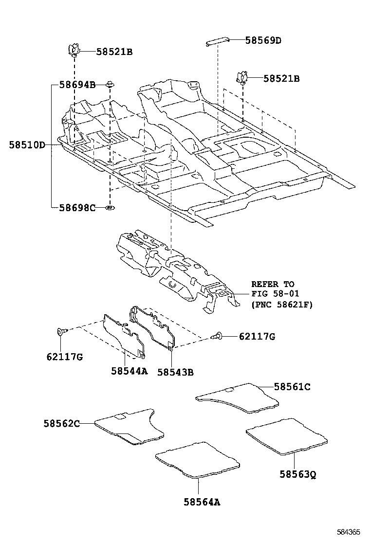  CAMRY HYBRID ASIA |  MAT CARPET