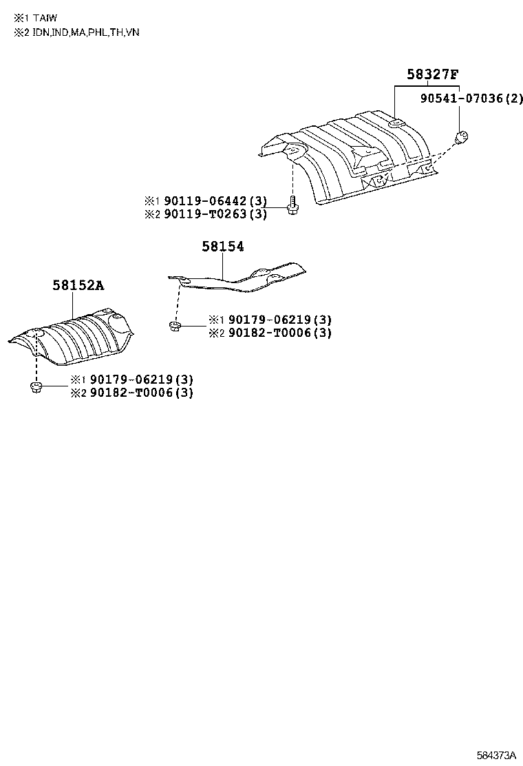  CAMRY HYBRID ASIA |  FLOOR INSULATOR