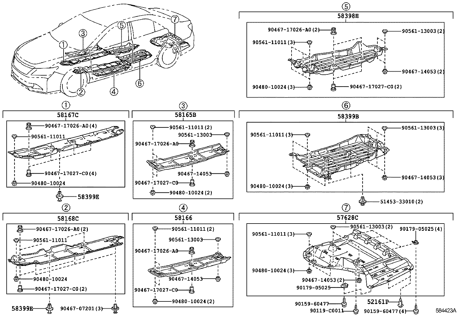  CAMRY HYBRID CHINA |  FLOOR PAN LOWER BACK PANEL
