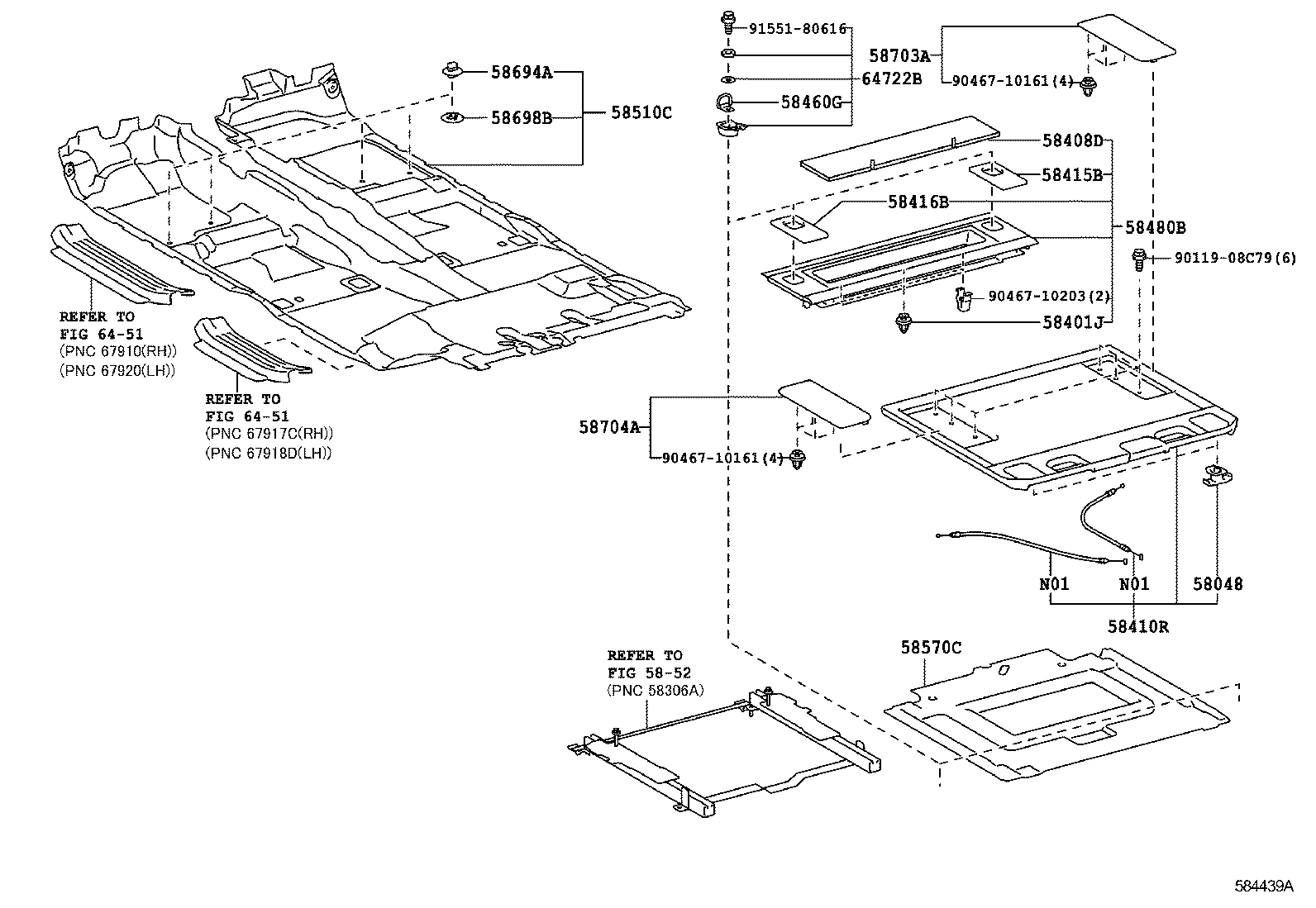  4RUNNER |  FLOOR MAT SILENCER PAD