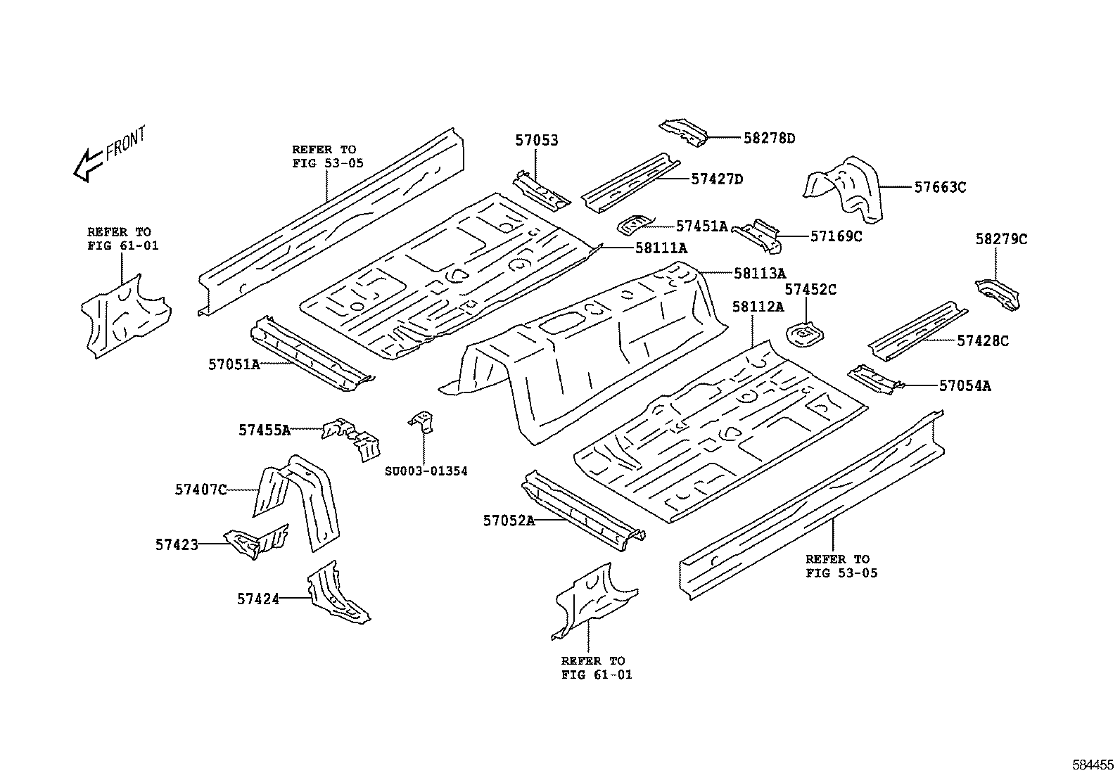  GT86 86 |  FLOOR PAN LOWER BACK PANEL