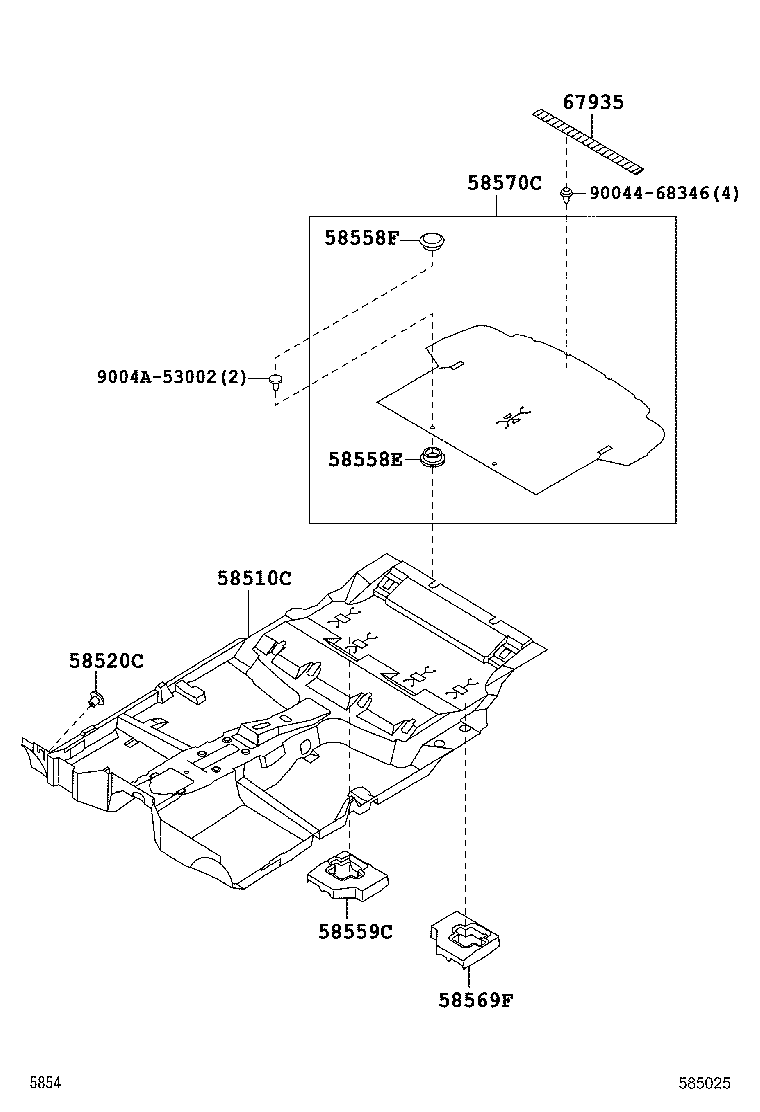  RUSH |  FLOOR MAT SILENCER PAD