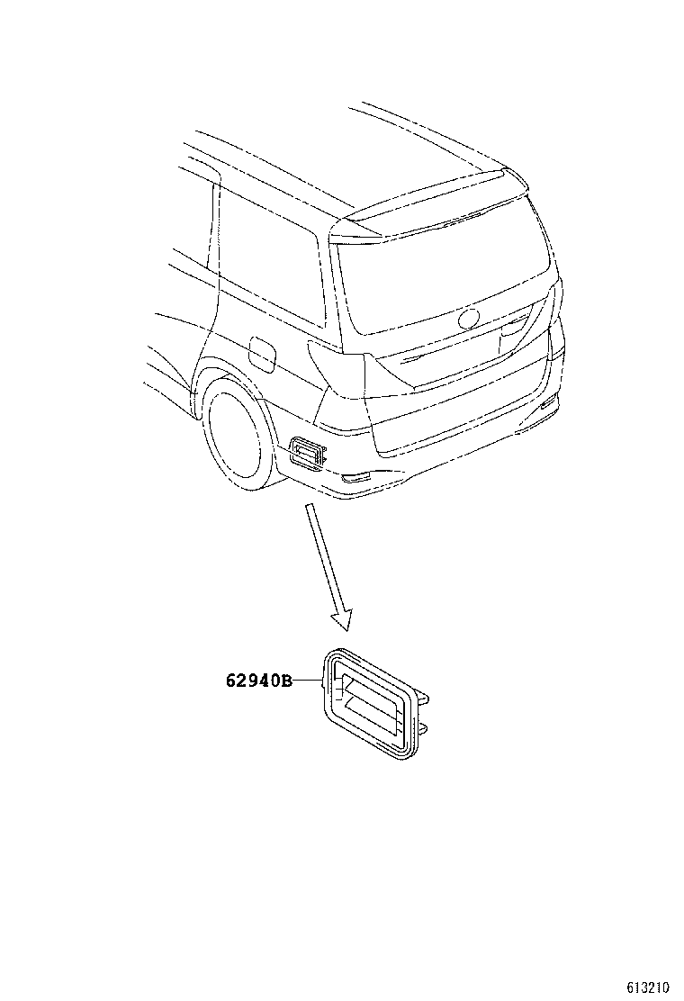  ALPHARD VELLFIRE HV |  REAR VENTILATOR ROOF VENTILATOR