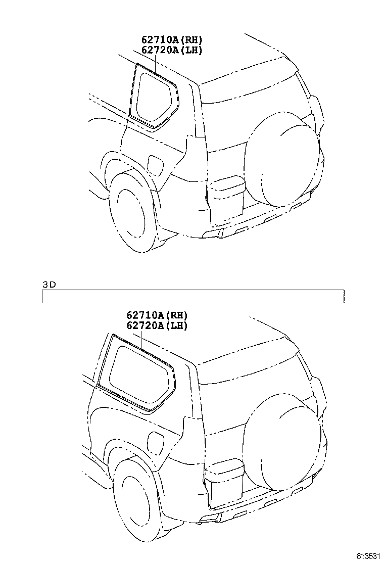  LAND CRUISER PRADO |  SIDE WINDOW